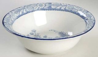 Enoch Wood & Sons Wincanton Blue 9 Round Vegetable Bowl, Fine China Dinnerware
