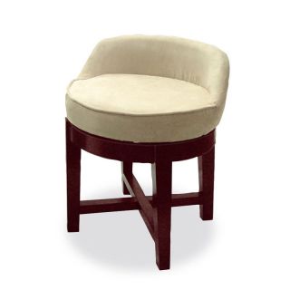Swivel Upholstered Vanity Chair Multicolor   4007