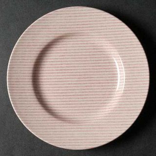 Ralph Lauren Button Down Pink Salad Plate, Fine China Dinnerware   Pink & White