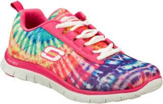 Womens Skechers Flex Appeal Limited Edition   Pink/Multi Casual Shoes