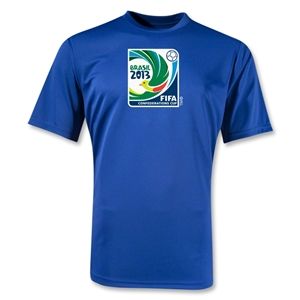FIFA Confederations Cup 2013 Moisture Wicking Emblem T Shirt (Royal)