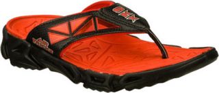 Boys Skechers Air Mazing Kid Fierce Flopz Babel   Black/Red Thong Sandals