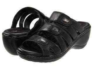 SoftWalk Macon Womens Clog/Mule Shoes (Black)