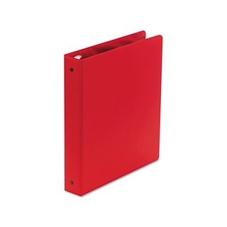 Wilson Jones Basic Vinyl Round 1.5 inch Capacity Red Ring Binder (pack Of 12) (RedDimensions 2 inches x 10.4 inches x 11.6 inches )