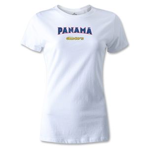 hidden CONCACAF Gold Cup 2013 Womens Panama T Shirt (White)