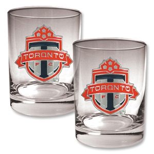 hidden Toronto FC Two Piece Rocks Glass Set