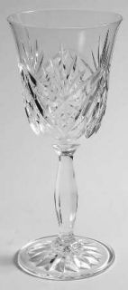 Unknown Crystal Unk9901 Claret Wine   Fan,Crisscross,Multisided Stem,Cut Foot