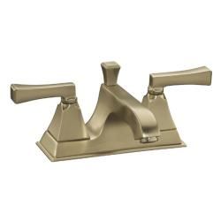 Kohler K 452 4v bv Vibrant Brushed Bronze Memoirs Centerset Lavatory Faucet With Stately Design