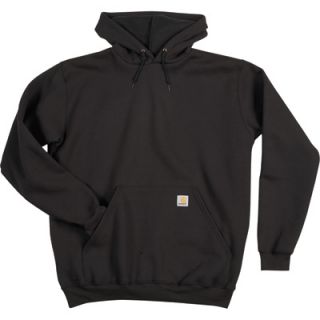 Carhartt Hooded Pullover Sweatshirt   Black, Small, Regular Style, Model# K121