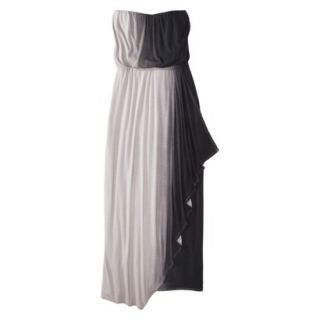 Mossimo Womens Strapless Maxi   Dip Dye S