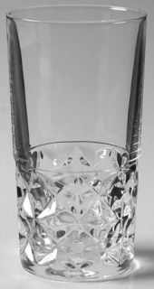 Cristal DArques Durand Chateaudun Flat Tumbler   Vertical & Horizontal Cuts On