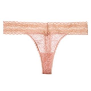 Gilligan & OMalley Womens All Over Lace Thong   Bahama Coral L