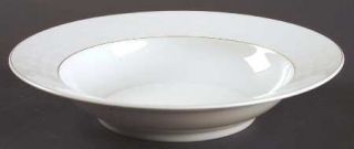 Rosenthal   Continental Royal Velvet Rim Soup Bowl, Fine China Dinnerware   Whit
