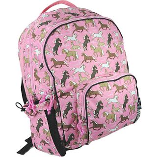 Horses in Pink Macropak Backpack   Horses in