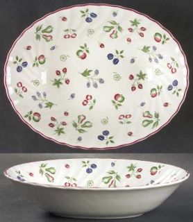 Johnson Brothers Sweetbriar 9 Oval Vegetable Bowl, Fine China Dinnerware   Scat