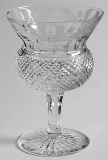Edinburgh Crystal Thistle (Cut) Champagne/Tall Sherbet   Cut,Thistle Flower,Cros