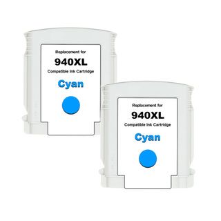 Hp 940xl (c4907an) Cyan High Yield Compatible Ink Cartridge (pack Of 2) (CyanPrint yield 1400 pages at 5 percent coverageNon refillableModel NL 2x HP 940XL CyanThis item is not returnable Warning California residents only, please note per Proposition 6