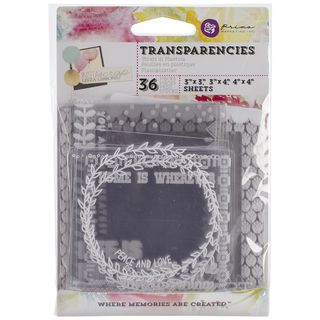 Insta scrap Transparencies 36/pkg