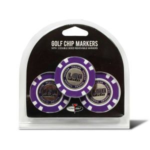 LSU Tigers Team Golf 3 Pack Poker Chip