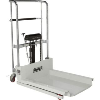 Roughneck Ultra Low Profile Lift Table Cart   1,000 Lb. Capacity