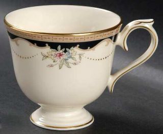 Lenox China Hartwell House Footed Cup, Fine China Dinnerware   Ambassador,Tan&Bl