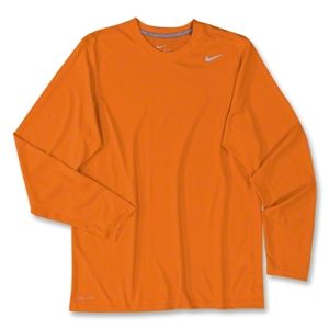 Nike Legend Long Sleeve Poly Top (Orange)