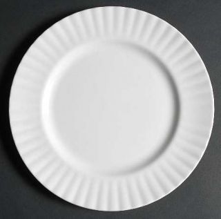 Royal Albert Reverie Dinner Plate, Fine China Dinnerware   All White           M