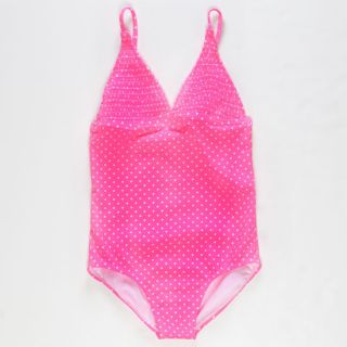 Dot Girls Swimsuit Hot Pink In Sizes 10, 7, 12, 14, 8 For Women 24307