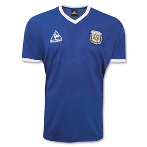 Le Coq Sportif Argentina 1986 Away Soccer Jersey