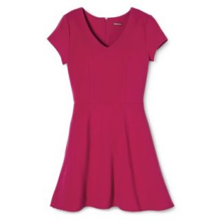 Merona Womens Textured Knit Dress   Established Red   XL