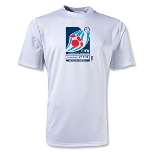FIFA Interactive World Cup Moisture Wicking Poly Emblem T Shirt (White)