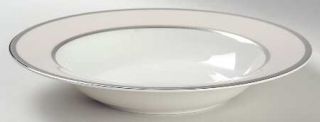 Mikasa Sophia Ivory Large Rim Soup Bowl, Fine China Dinnerware   Y0140, Ivory, P