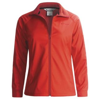 Columbia Sportswear Lady Ace II Soft Shell Jacket (For Plus Size Women)   INTENSE RED (1X )