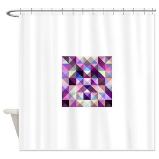  Interesting Texture Of Colored Tria Shower Curtain  Use code FREECART at Checkout