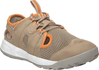 Womens Propet Adventure   Taupe/Orange Casual Shoes