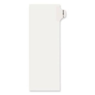 Avery Individual Side Tab Legal Exhibit Dividers