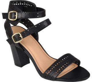Womens Journee Collection Kendria 03   Black Sandals