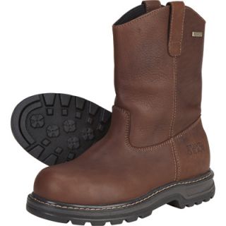 Gravel Gear Waterproof 10in. Steel Toe Wellington Boot   Brown, Size 11