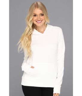 Hurley Solid Slim Fleece Pullover Womens Long Sleeve Pullover (White)