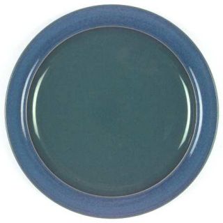Denby Langley Metz Dinner Plate, Fine China Dinnerware   Stoneware,Blue&Green,Re