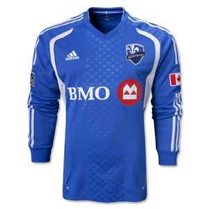adidas Montreal Impact 2013 Authentic LS Primary Soccer Jersey