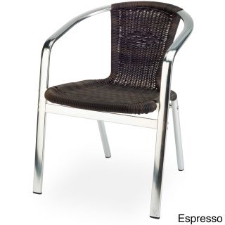 Tahiti Indoor/ Outdoor Resin Wicker Stackable Arm Chair