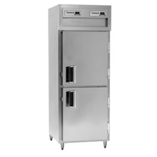 Delfield Pass Thru Refrigerator w/ Solid Half Door, 26.64 cu ft, 1/4 hp, Export