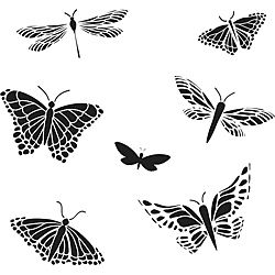 Crafters Workshop Mariposas 6x6 Templates