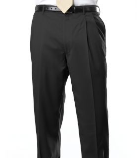 Signature Gold Pleated Trousers  Charcoal, Navy Stripe JoS. A. Bank