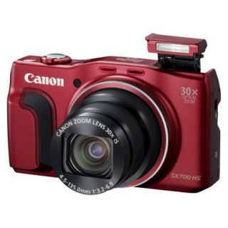 Canon PowerShot SX700 HS 16.1MP Digital Camera with 30X Optical Zoom   Red