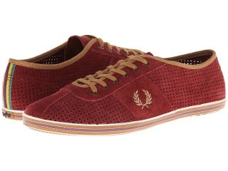 Fred Perry Hayes Unlined Suede Mens Lace up casual Shoes (Brown)