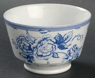 Spode Clifton Open Sugar Bowl, Fine China Dinnerware   Imperialware, Blue Floral