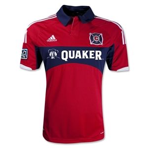adidas Chicago Fire 2013 Primary Soccer Jersey