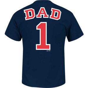 Boston Red Sox Majestic MLB Team Dad T Shirt